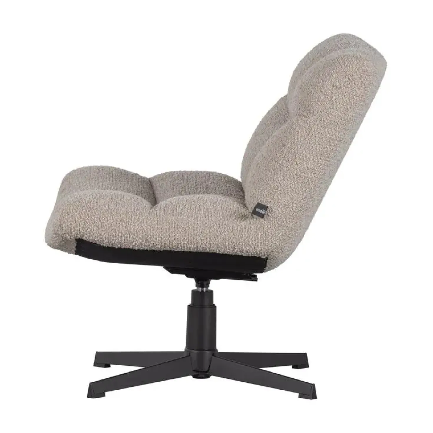 Vinny Draaifauteuil Boucle Zand