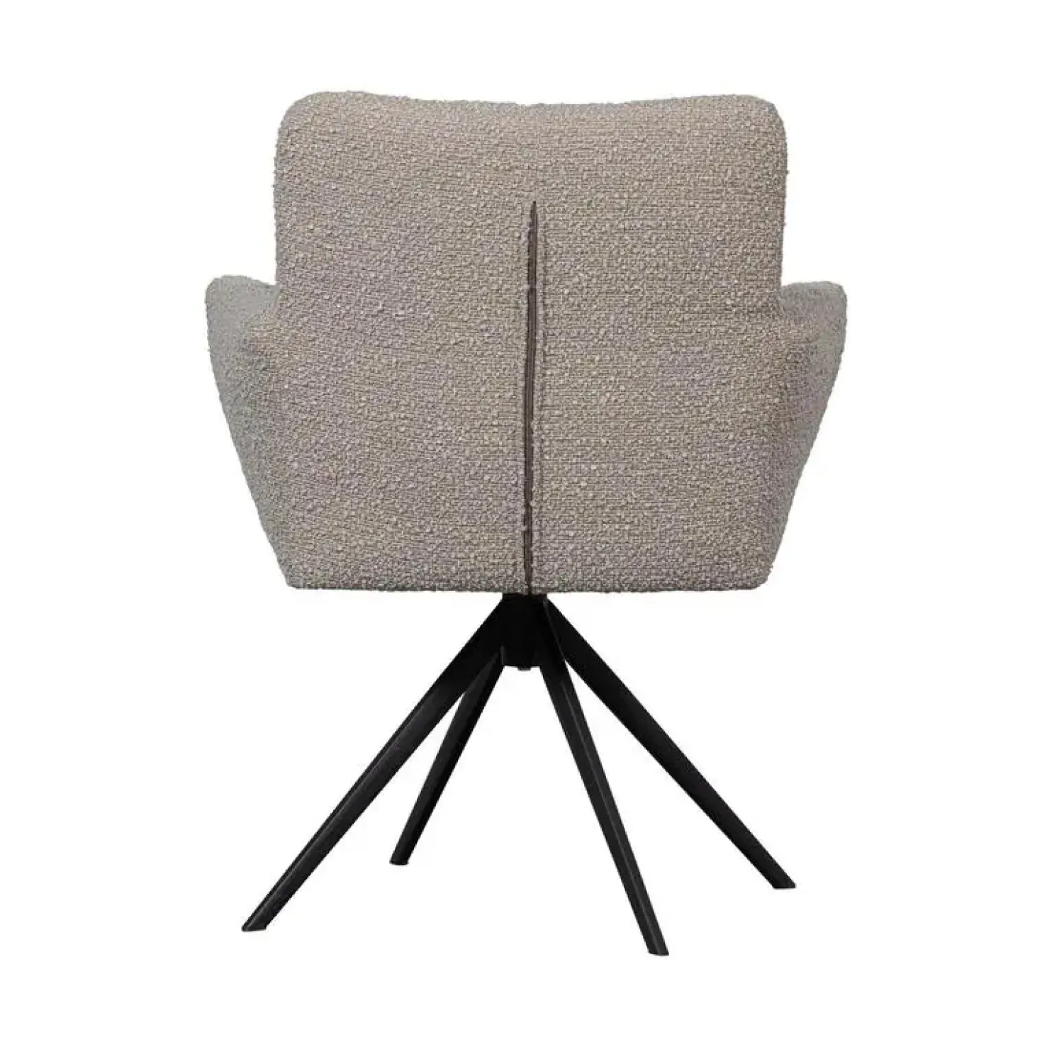Vinny Draaistoel met Armleuning Boucle Zand