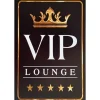 VIP Lounge - metalen bord