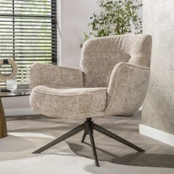 Vito Fauteuil Hoven zand-bruin