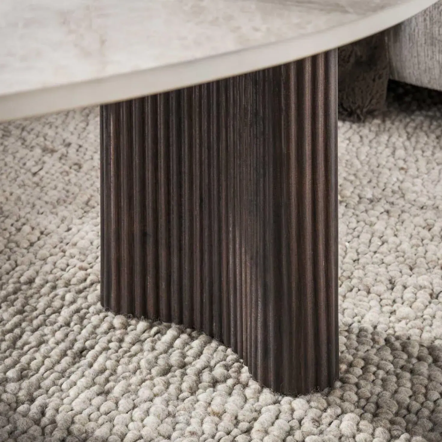 Vittoria Salontafel Aperto Set van 2 keramiek Bruin 102cm