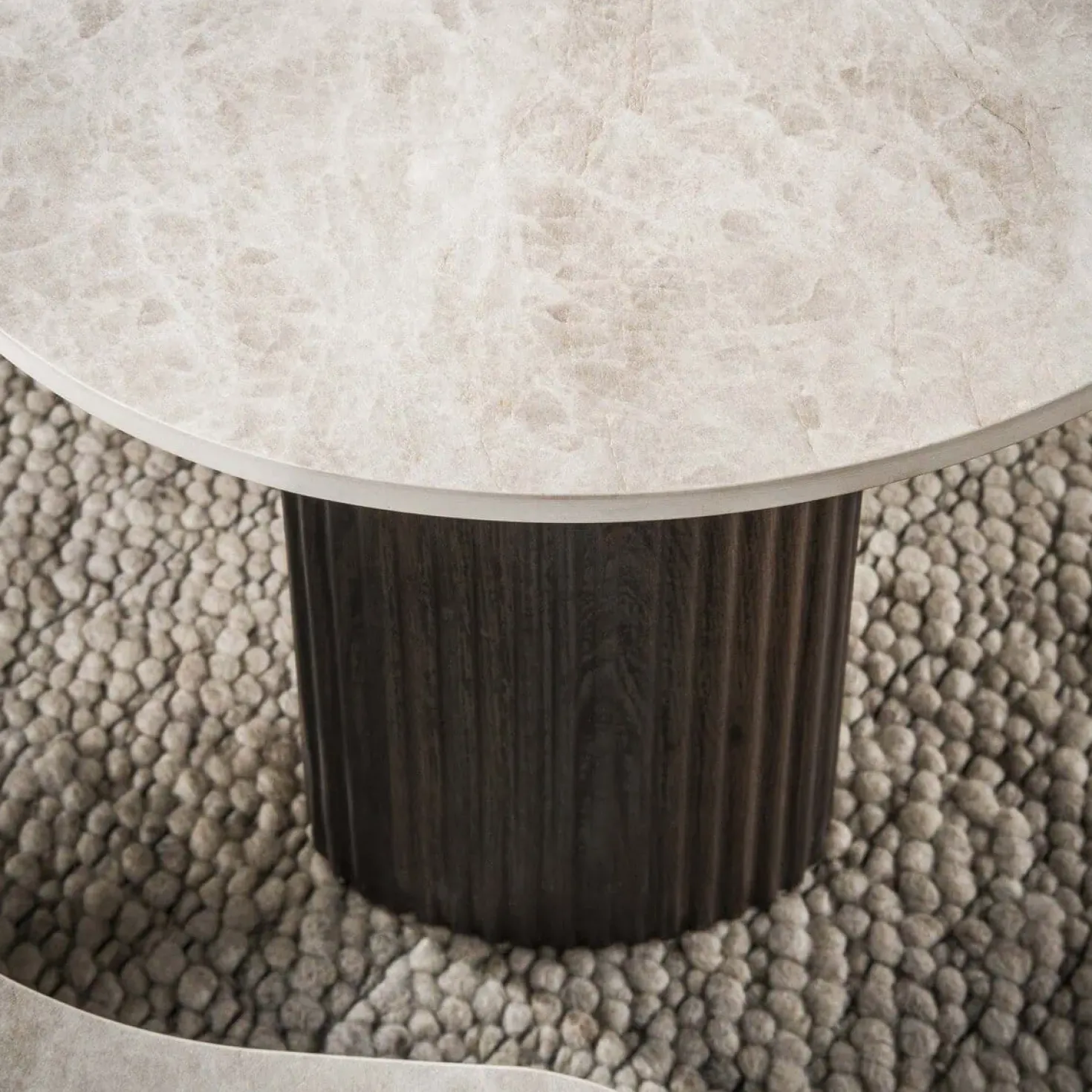 Vittoria Salontafel Aperto Set van 2 keramiek Bruin 102cm