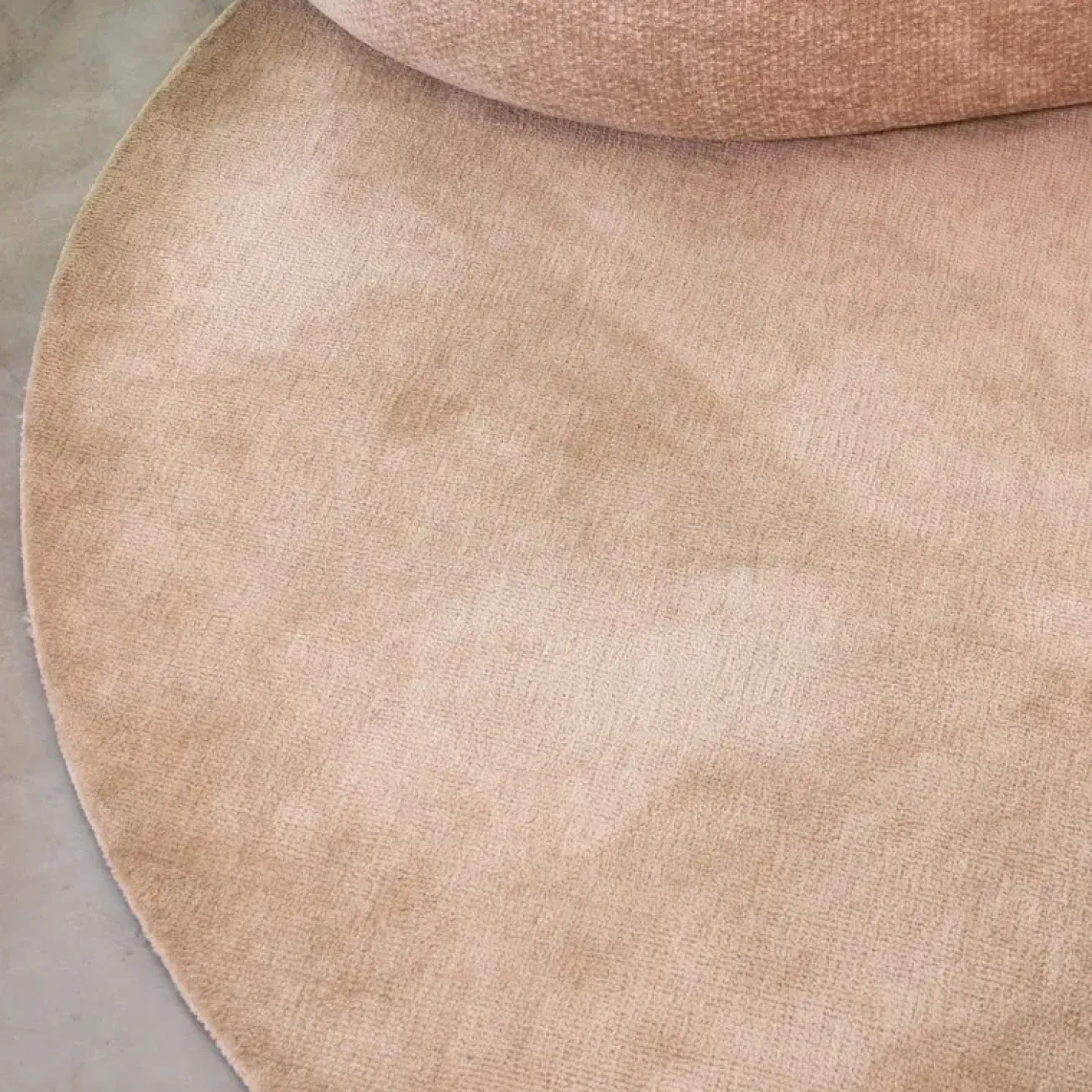 Vloerkleden Mila Taupe Rond 200cm