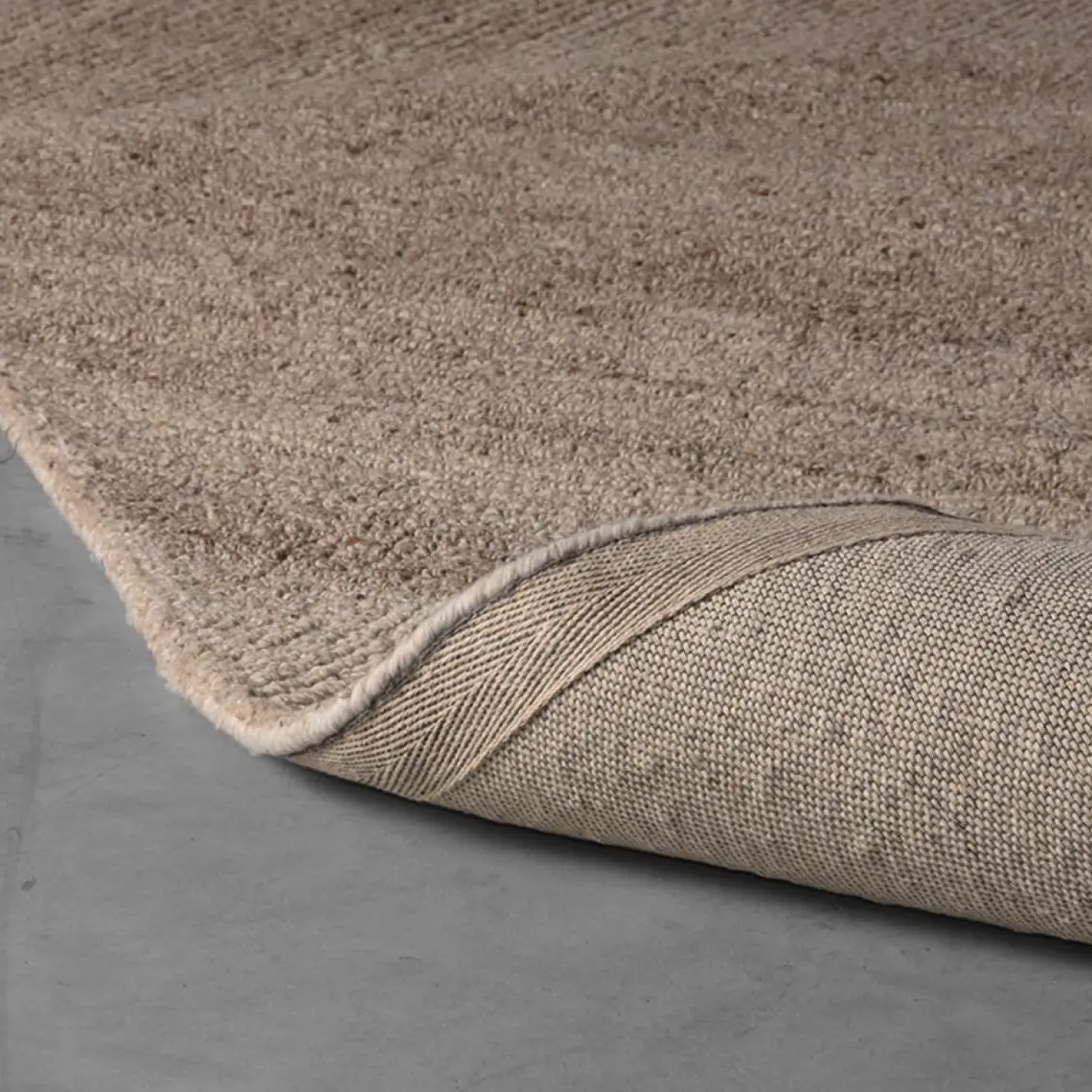 Vloerkleed Blendy Taupe Wol 200x300cm