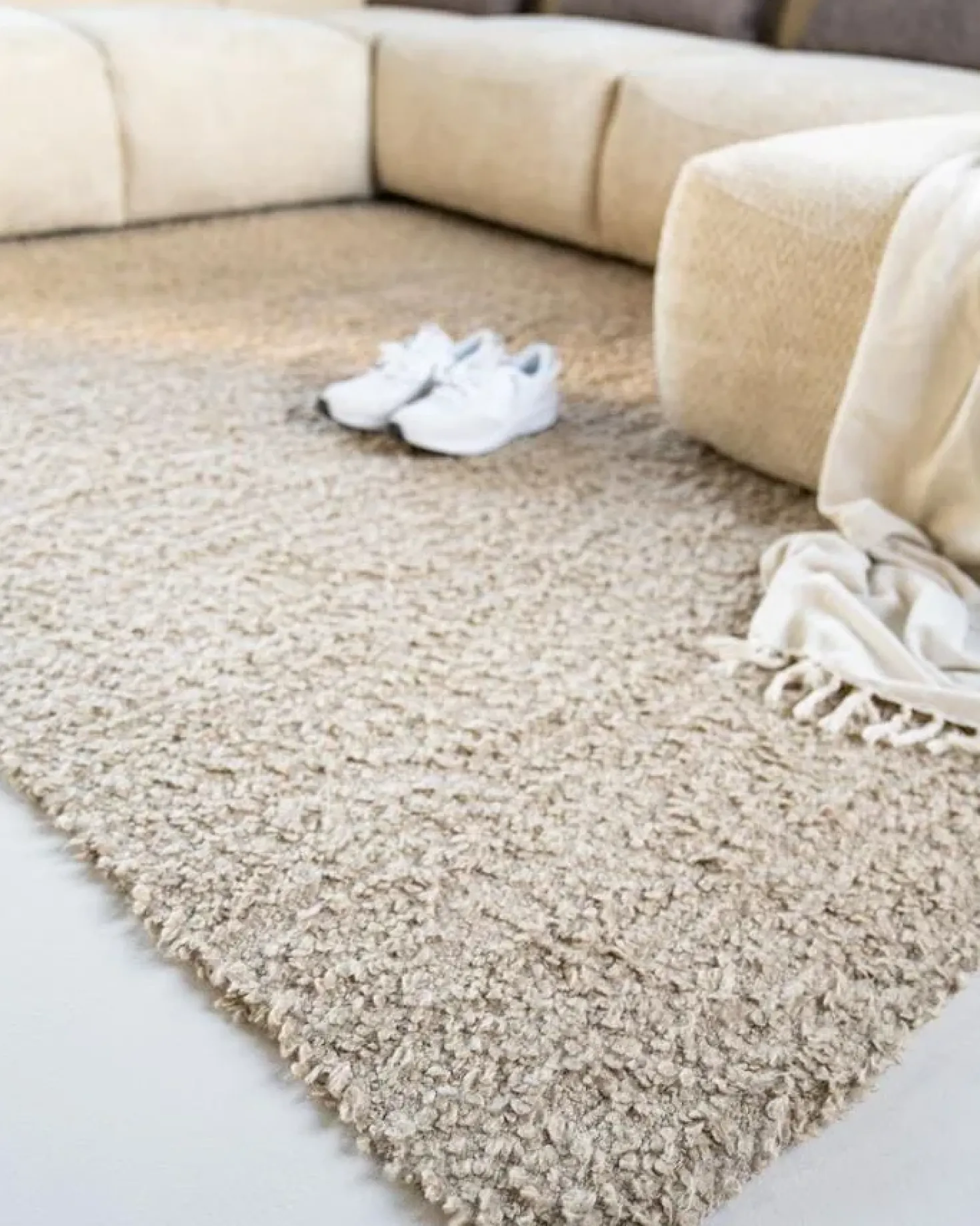 Vloerkleed Loop 160×230 beige