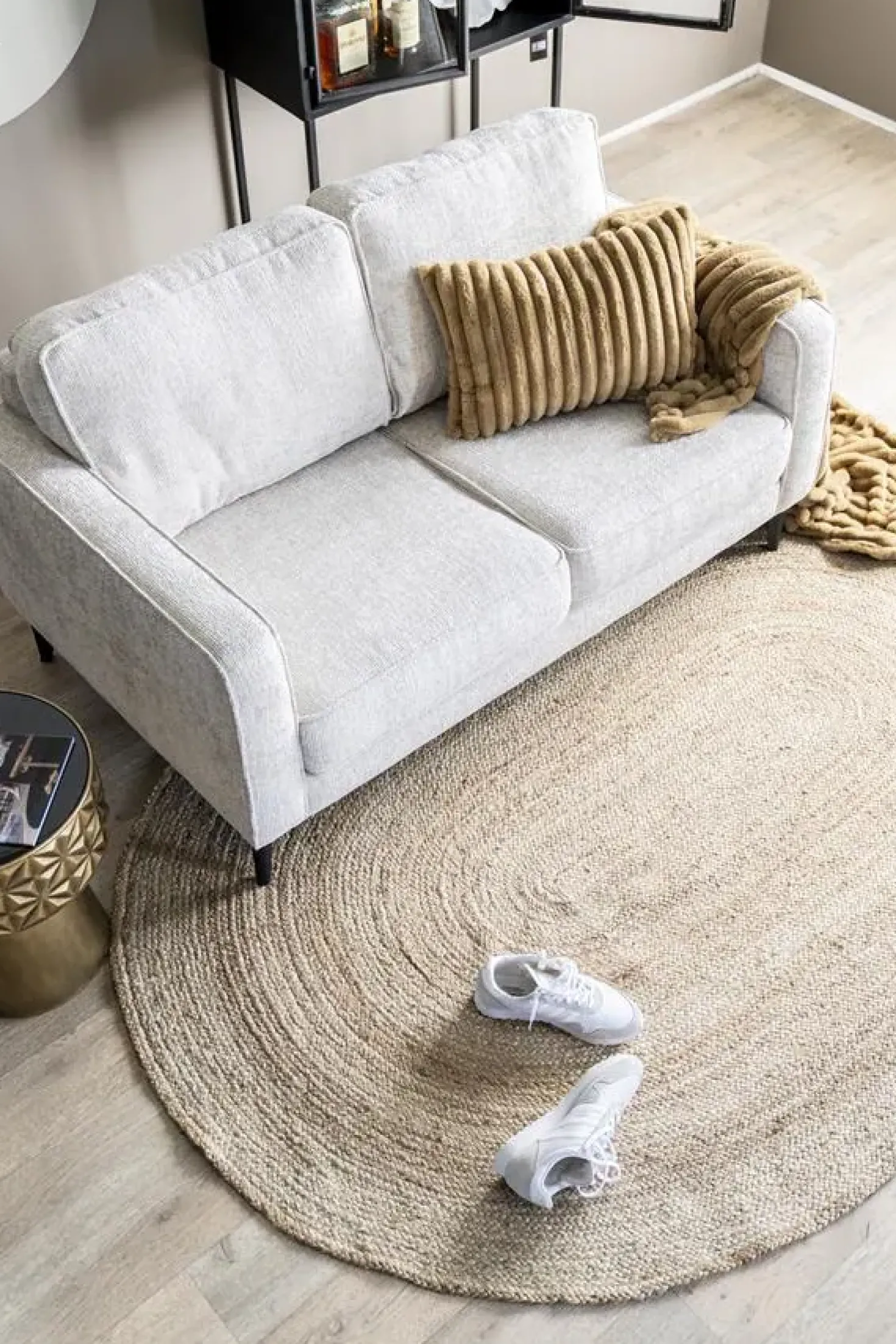 Vloerkleed Ramas 160×230 cm naturel