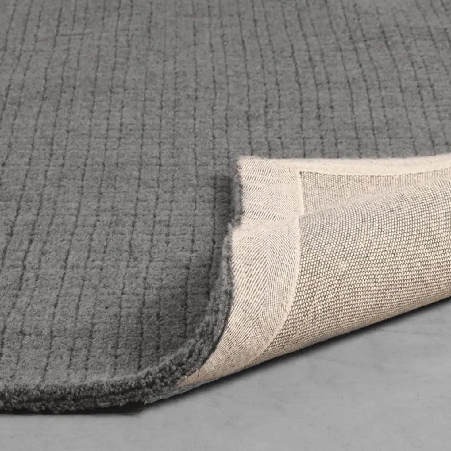Vloerkleed Wolly Antraciet Wol