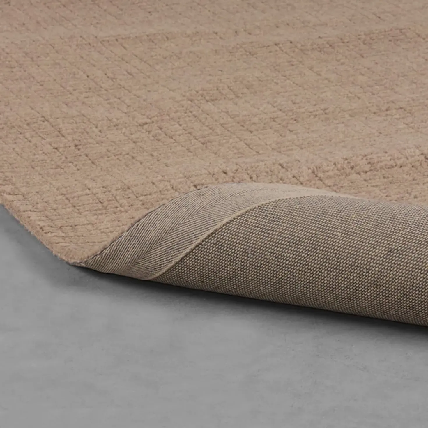 Vloerkleed Wolly Taupe Wol 200x300cm