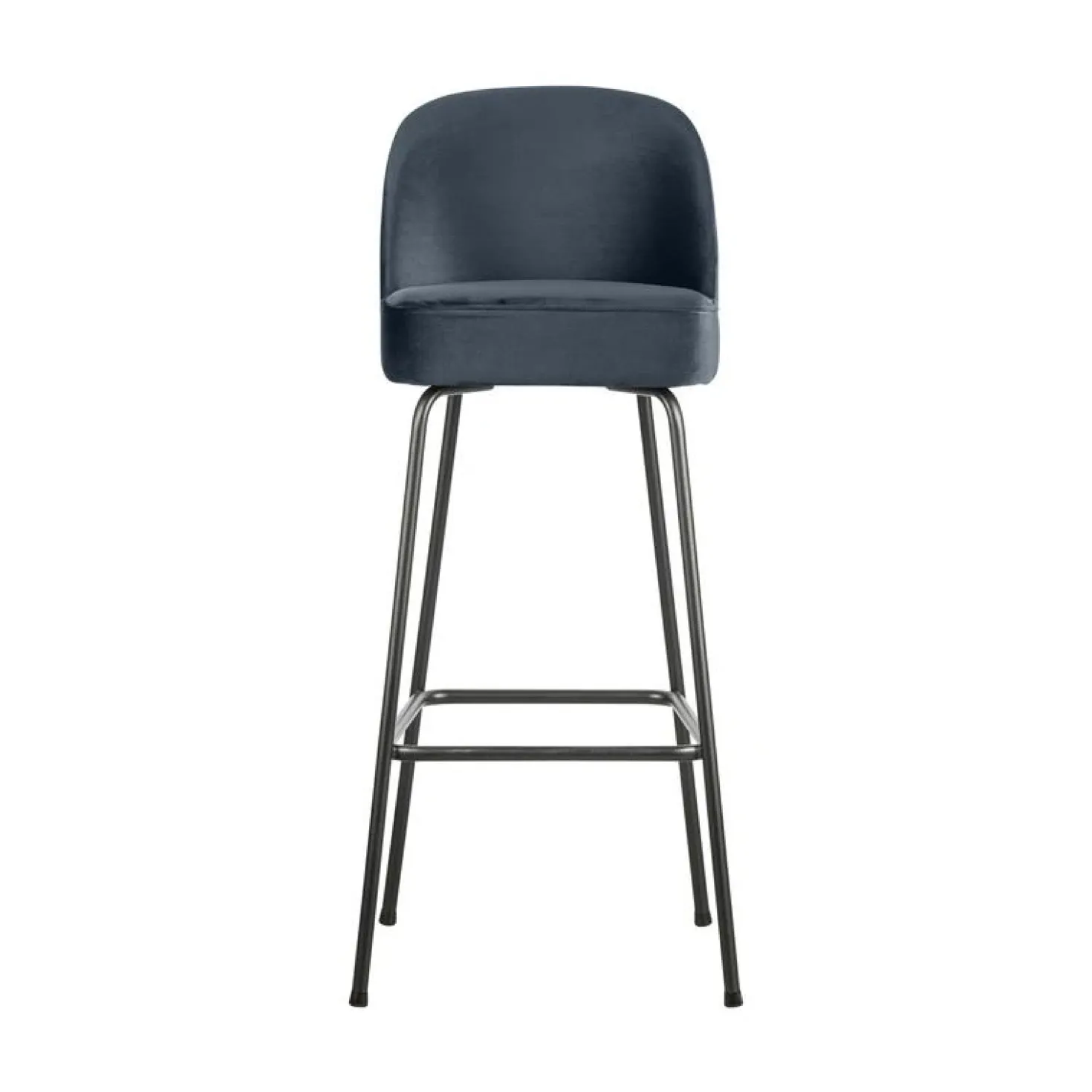 Vogue Barstoel Hoog Velvet Blauw