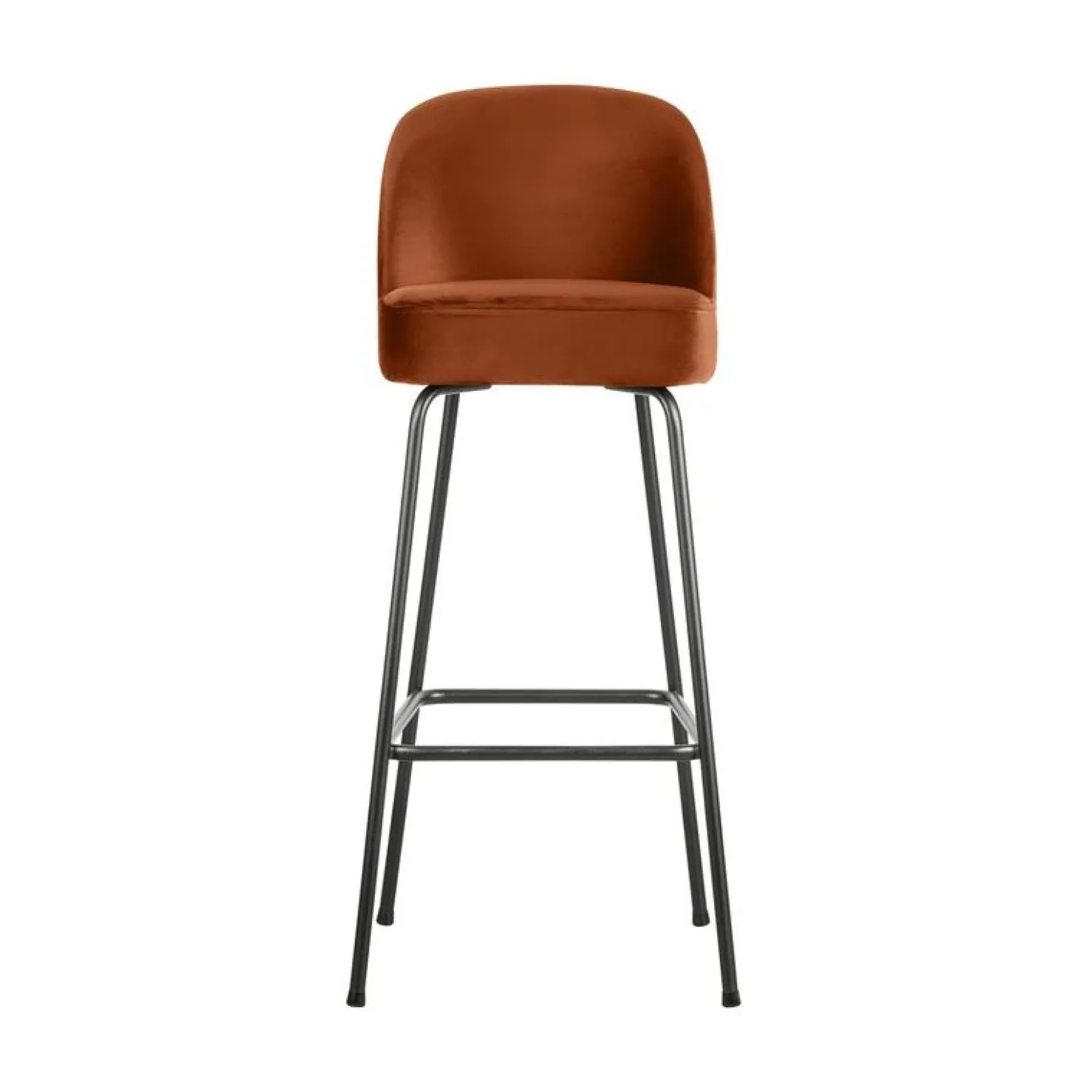Vogue Barstoel Hoog Velvet Roest