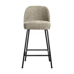 Vogue Barstoel Laag Structure Velvet Wheatfield