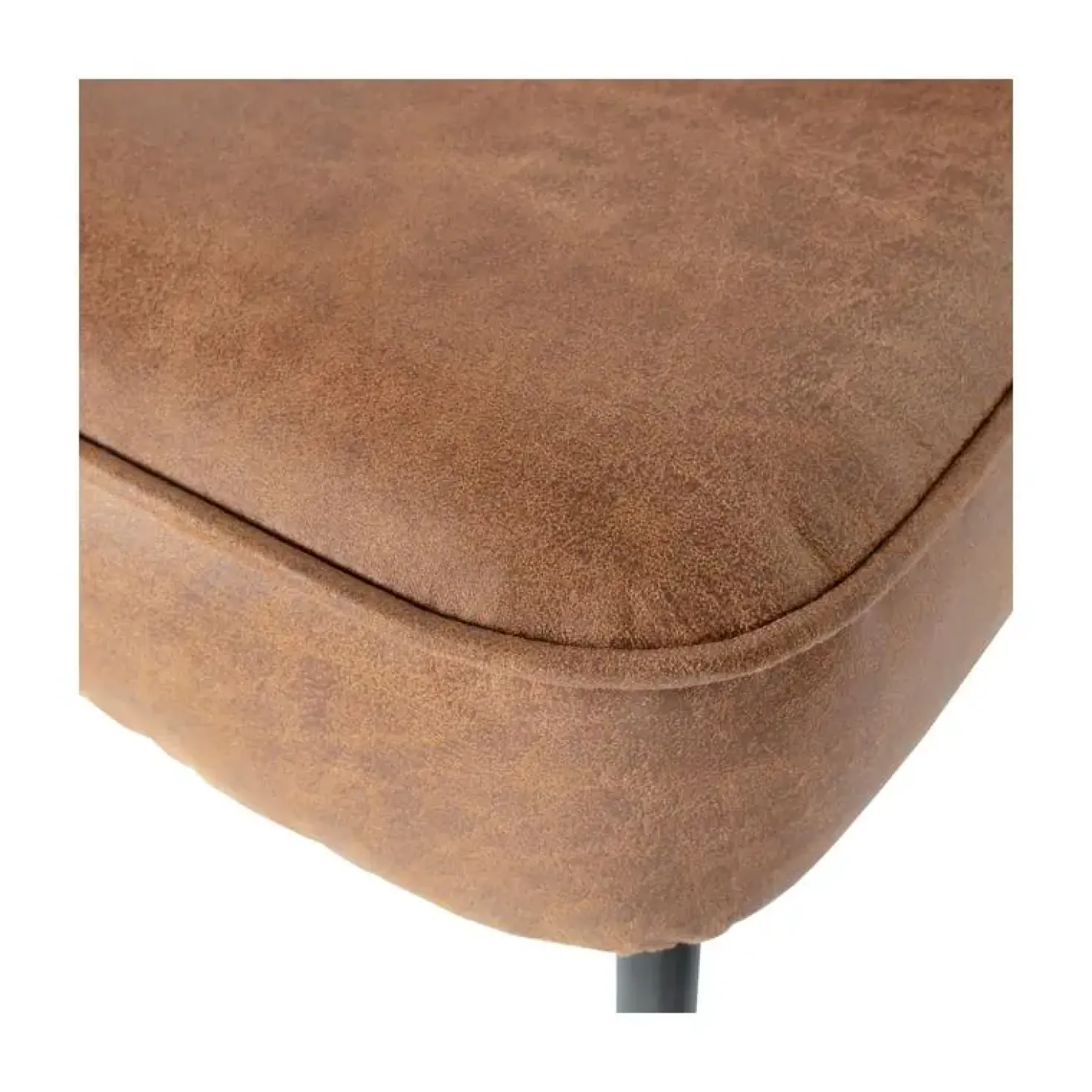 Vogue Eetkamerbank Ecoleer Cognac 120cm