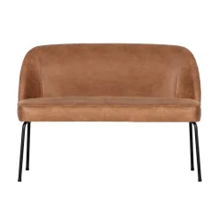Vogue Eetkamerbank Ecoleer Cognac 120cm
