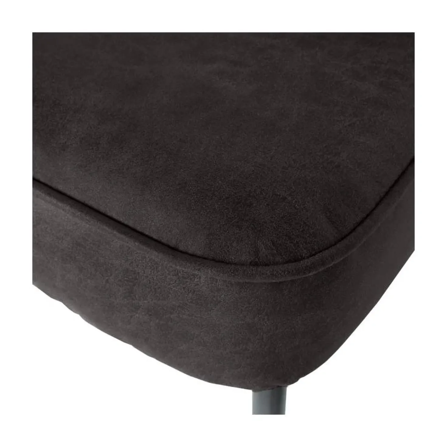 Vogue Eetkamerbank Ecoleer Zwart 120cm