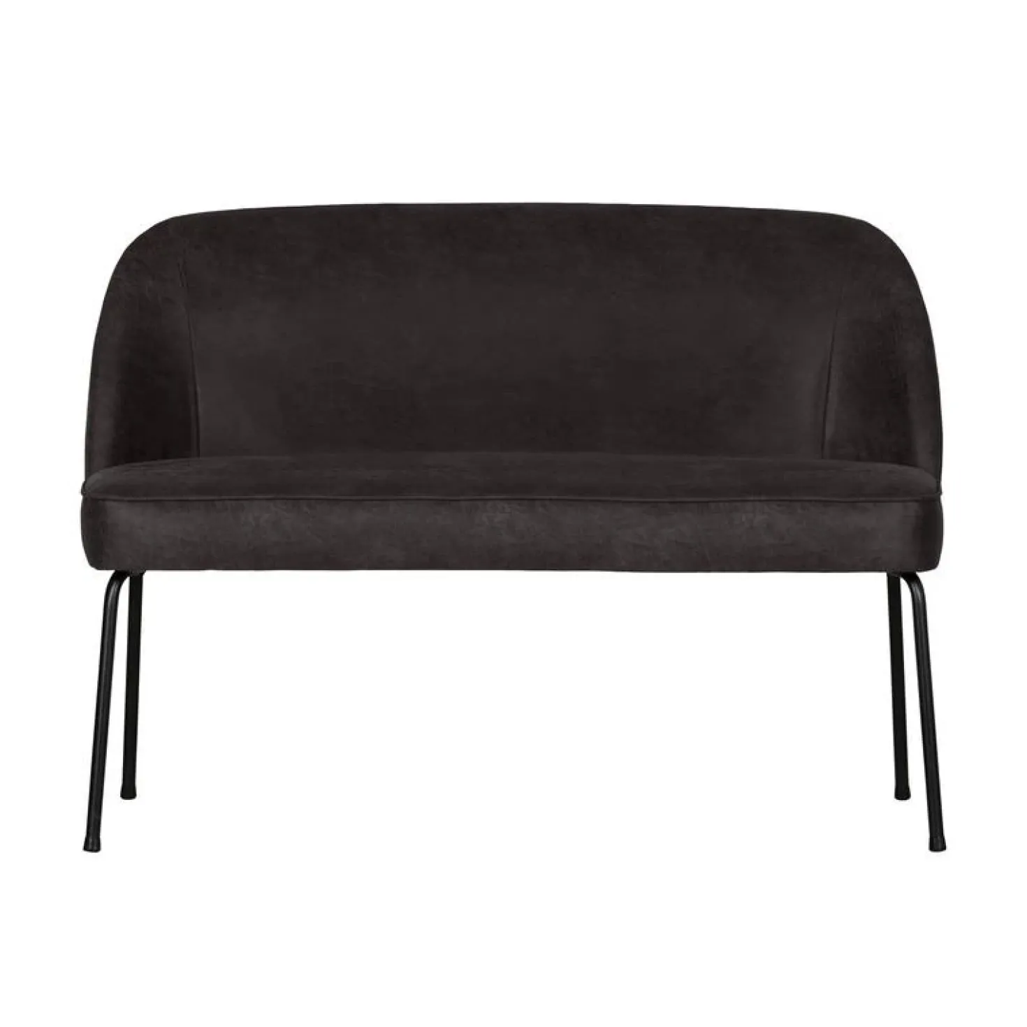 Vogue Eetkamerbank Ecoleer Zwart 120cm