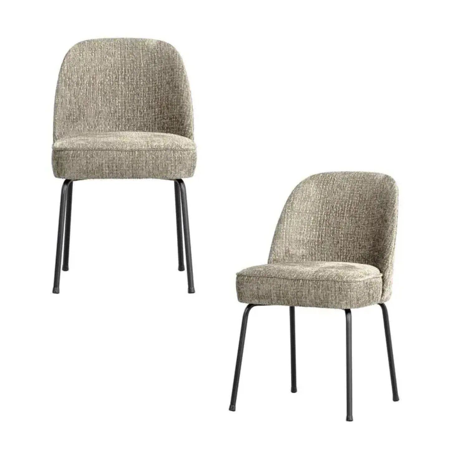 Vogue Eetkamerstoel Structure Velvet Wheatfield