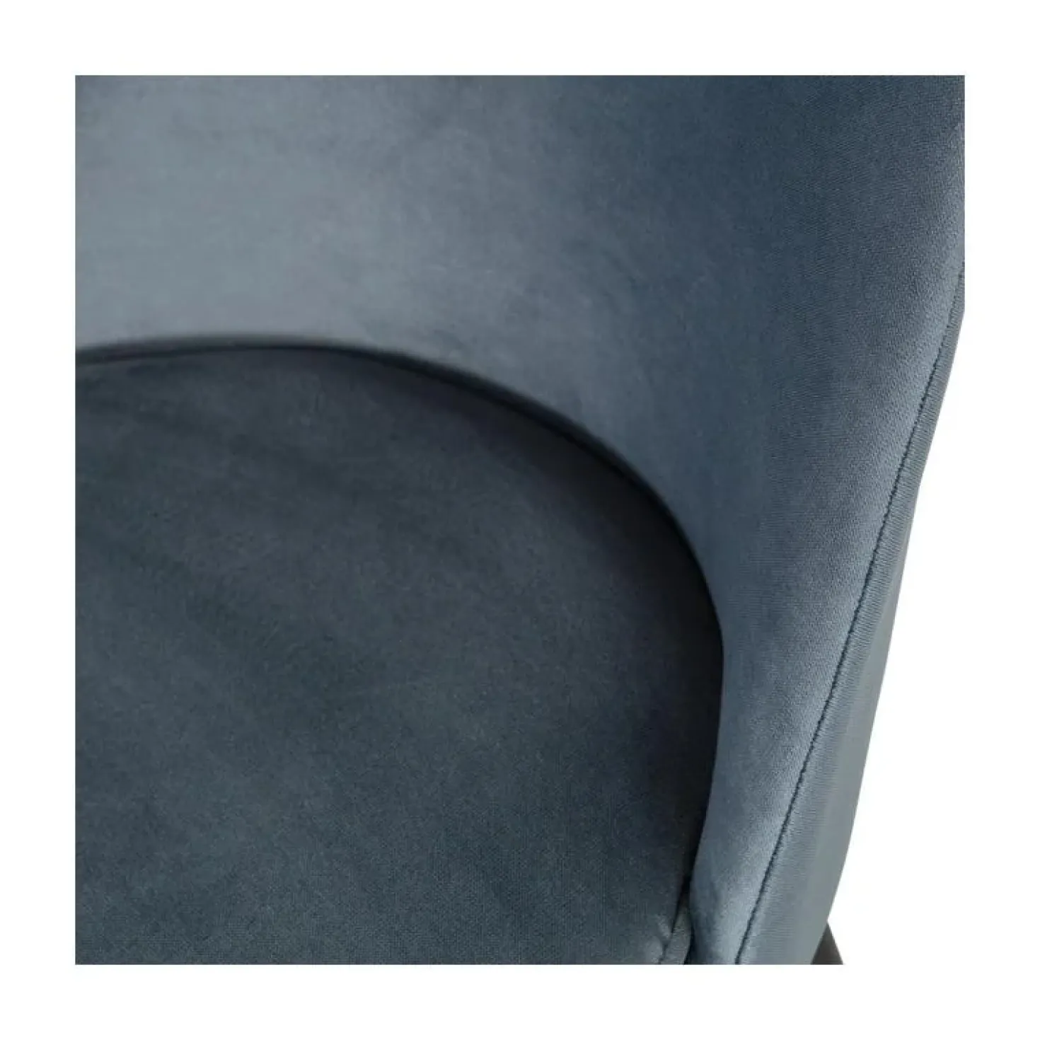 Vogue Eetkamerstoel Velvet Blauw