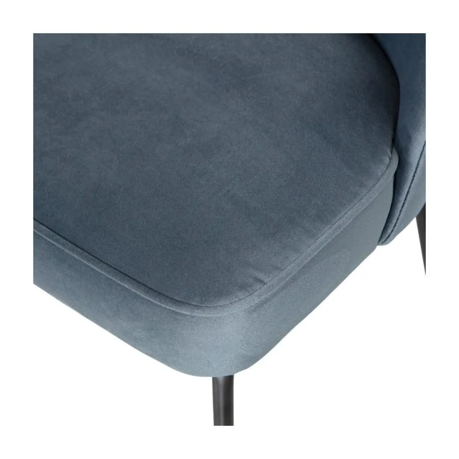 Vogue Eetkamerstoel Velvet Blauw