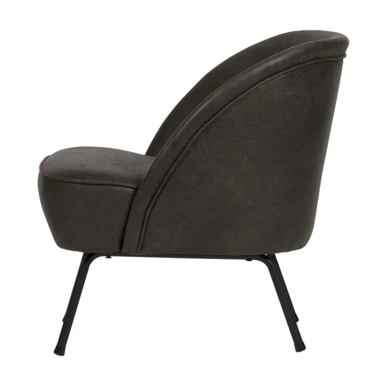 Vogue Fauteuil Ecoleer Zwart
