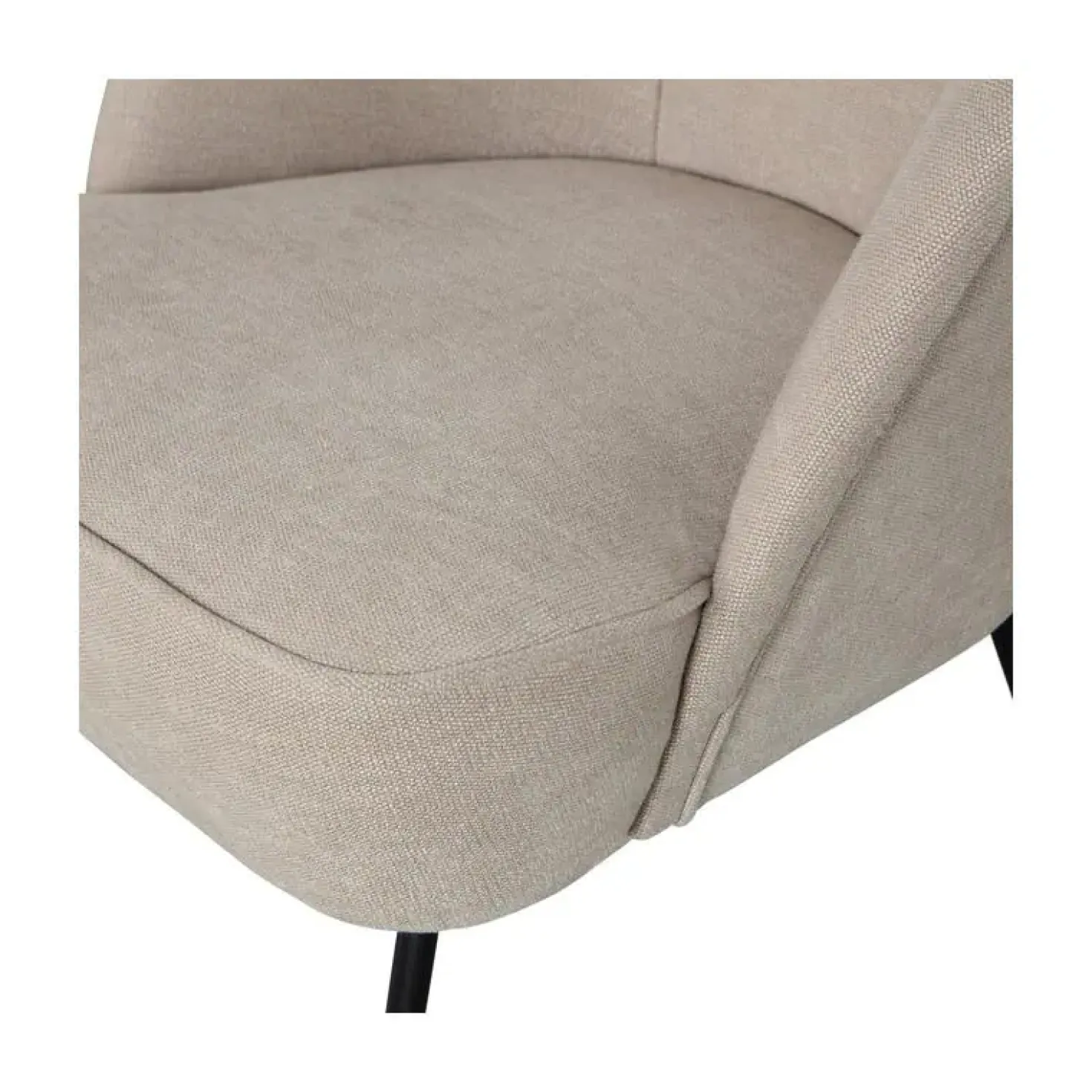 Vogue Fauteuil Geweven Stof Zand