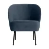 Vogue Fauteuil Velvet Blauw
