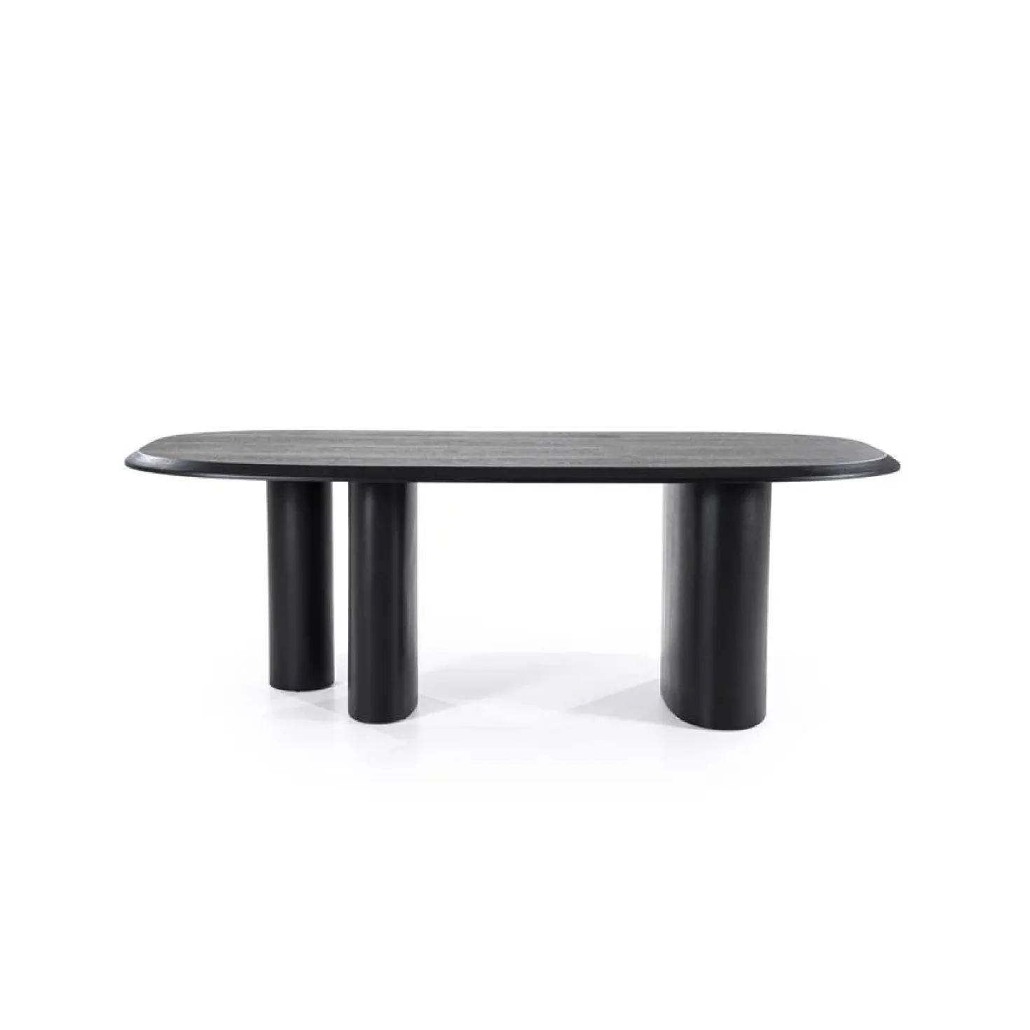 Walter Eettafel zwart Eikenhout 220 cm