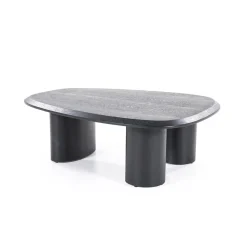 Walter Salontafel zwart Eikenhout 96 cm
