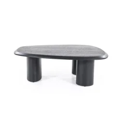 Walter Salontafel zwart Eikenhout 96 cm