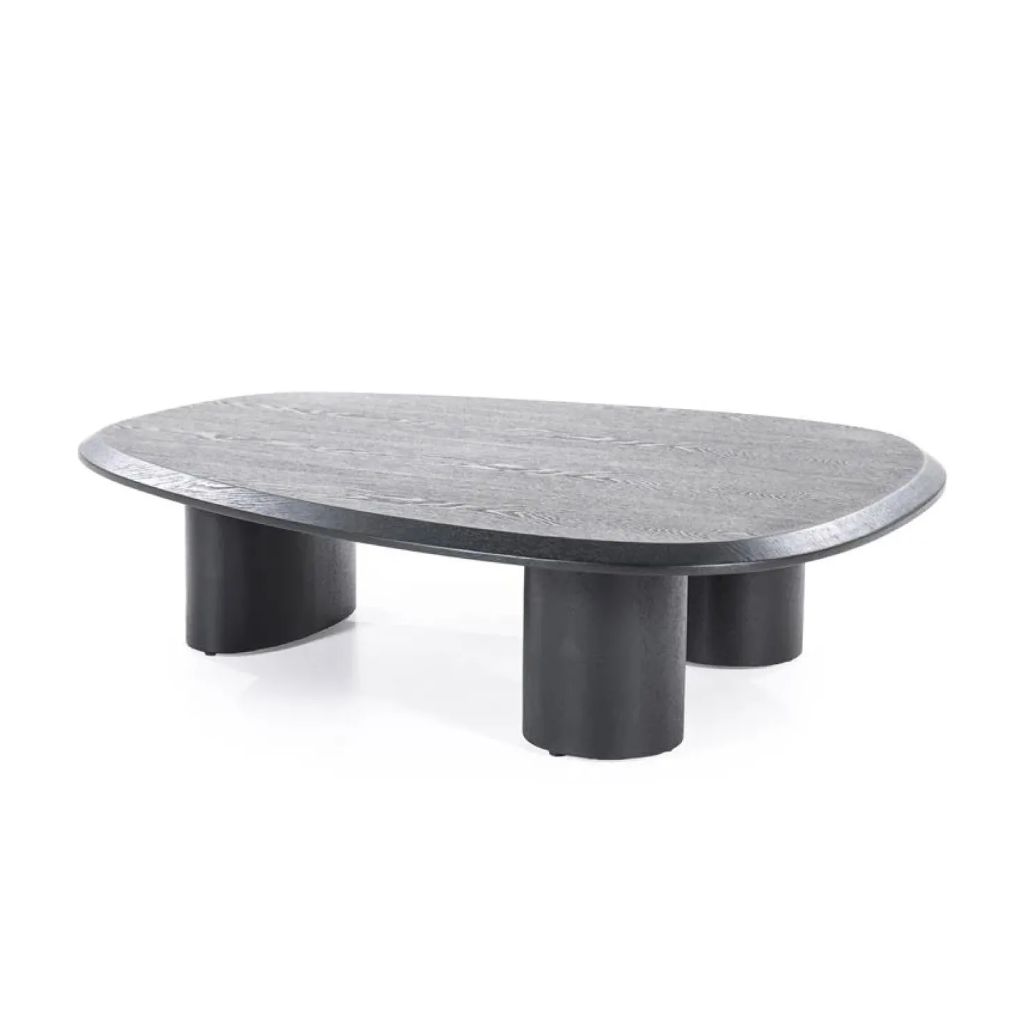 Walter Salontafel zwart Eikenhout 106 cm