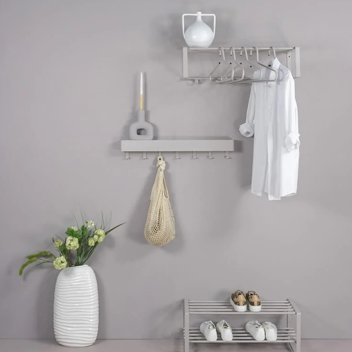 Wandkapstok REEF 2 Taupe