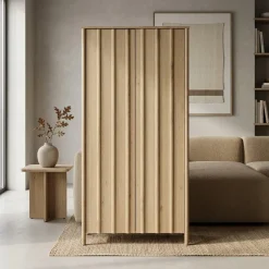 Wandkast Jake naturel eikenhout 102cm
