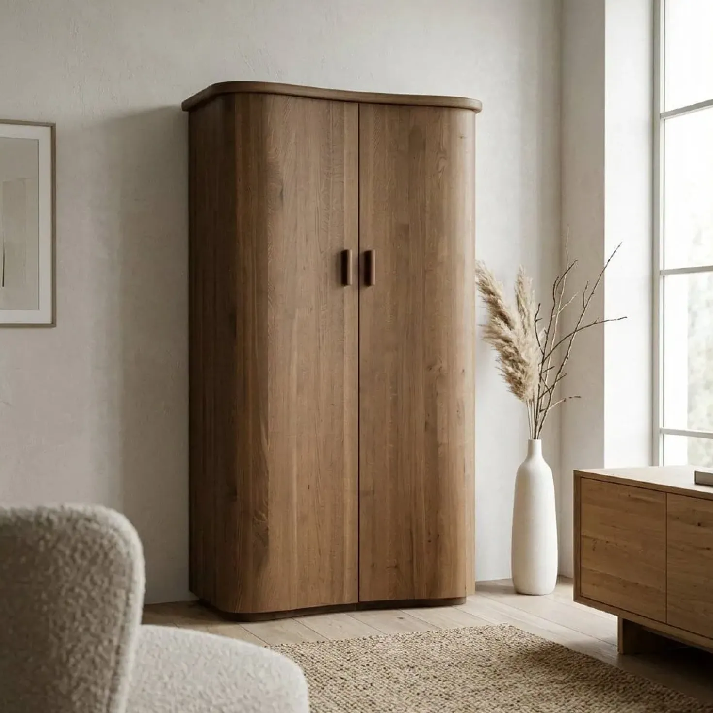 Wandkast Josh bruin 120cm