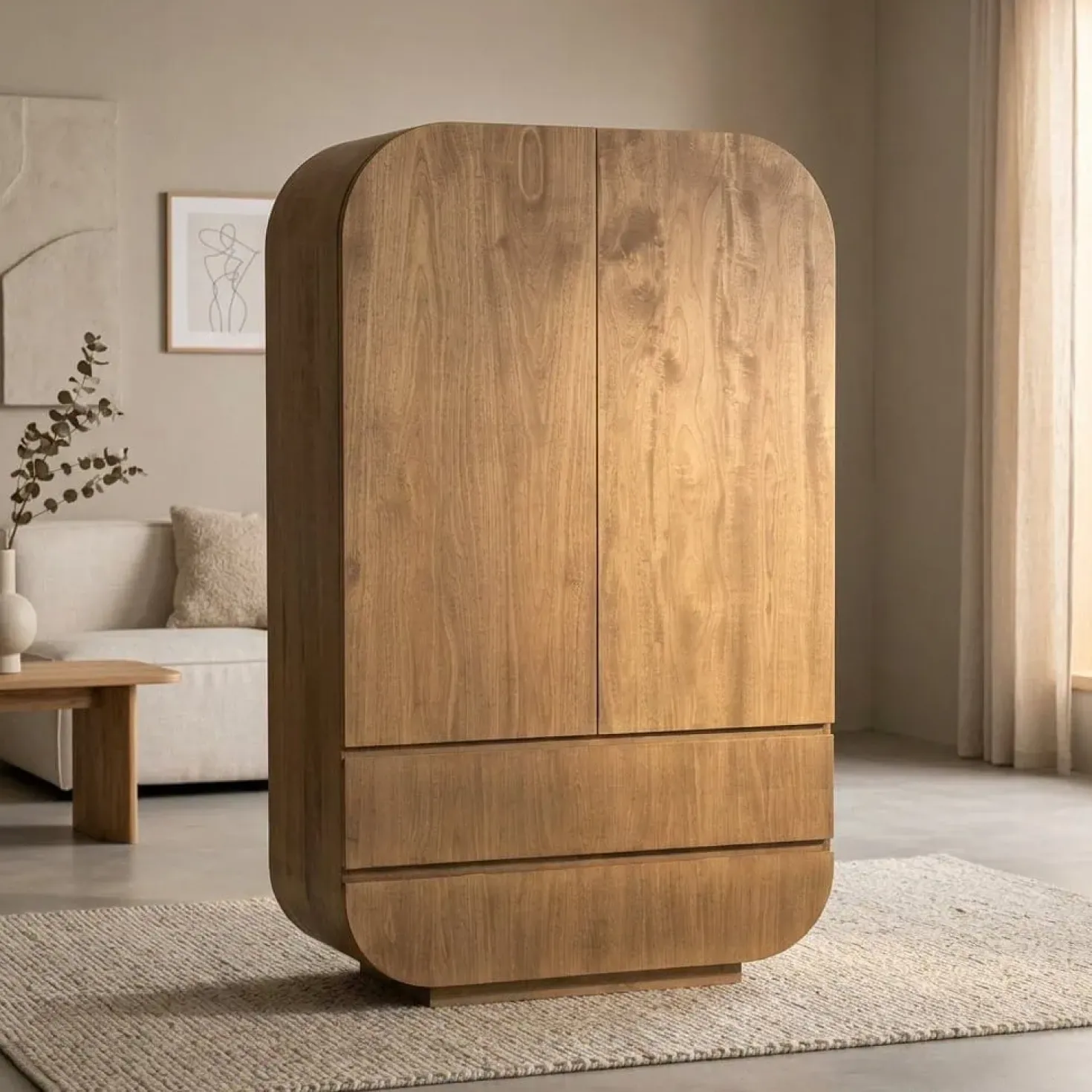Wandkast King mangohout 110cm