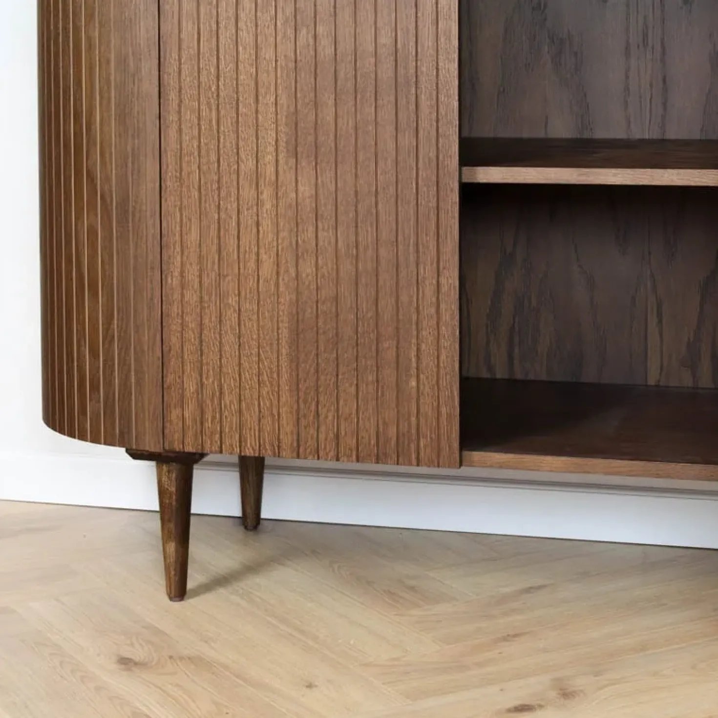 Wandkast Oliva Walnoot Eikenhout 125cm
