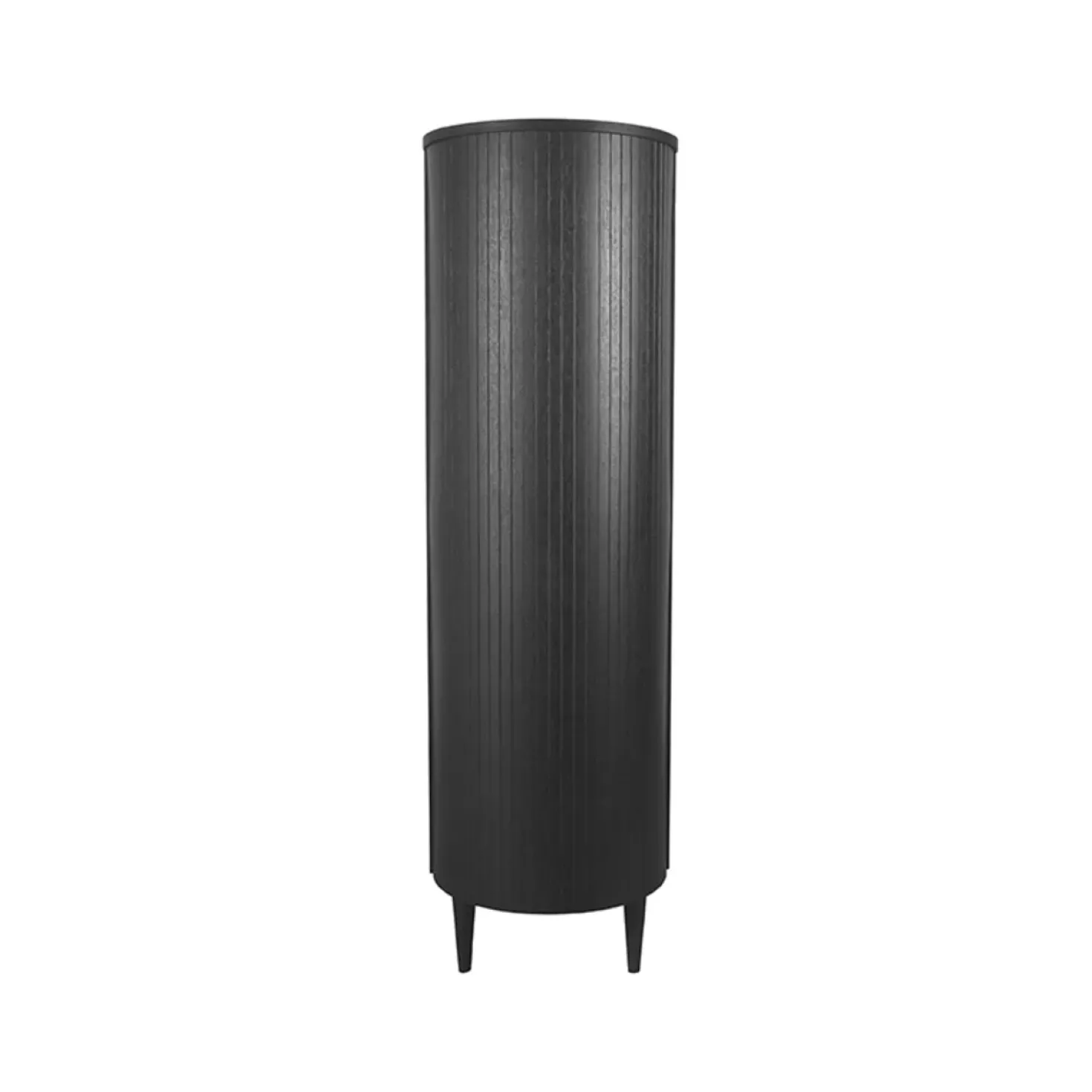 Wandkast Oliva Zwart Eikenhout 125cm