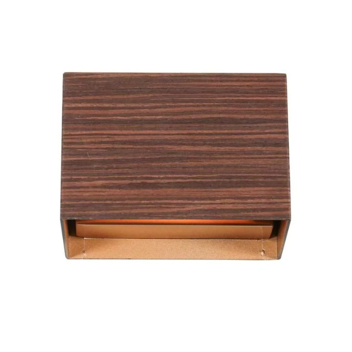 Wandlamp Muro Rechthoek Hout look