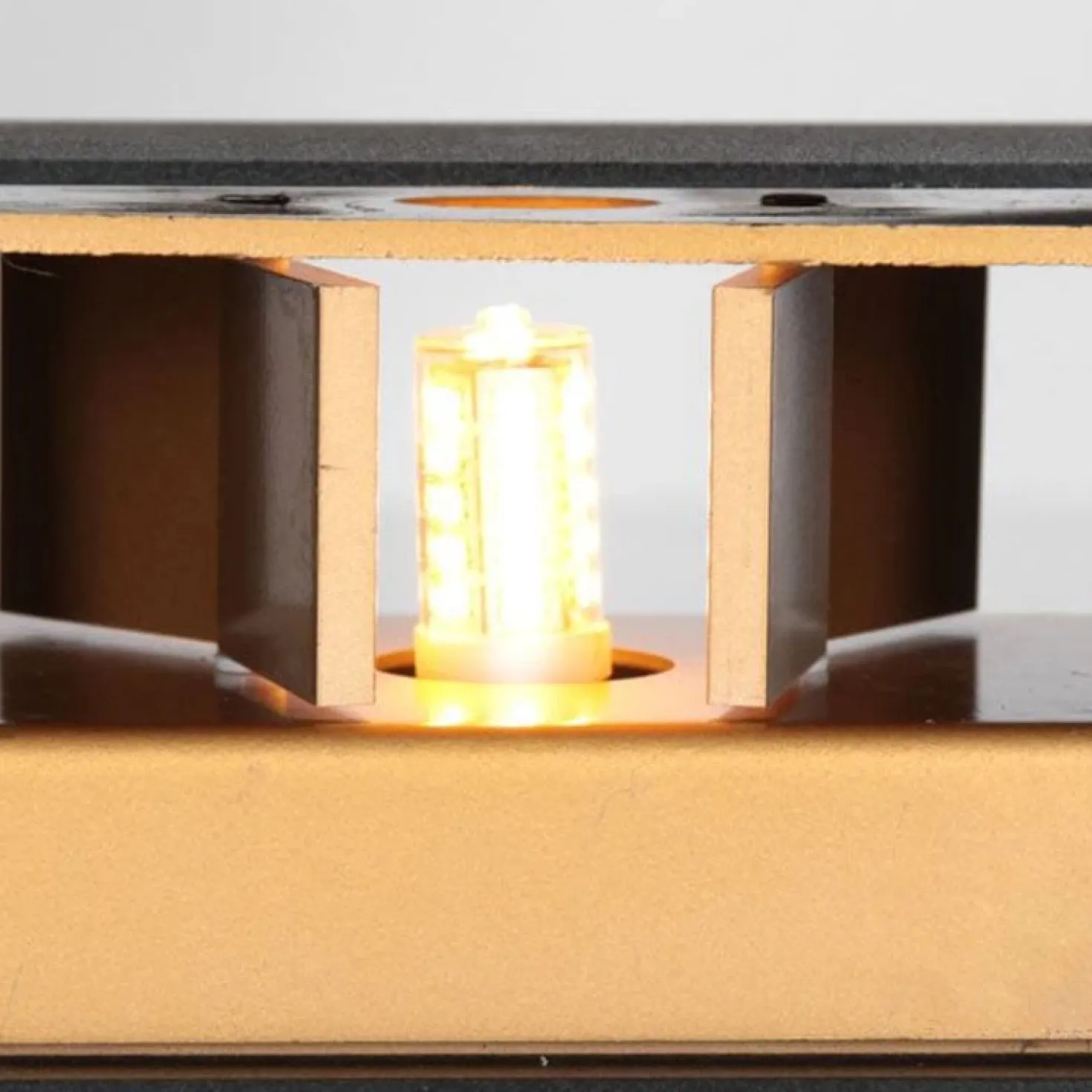 Wandlamp Muro Rechthoek Zwart