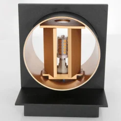 Wandlamp Muro Rond Zwart