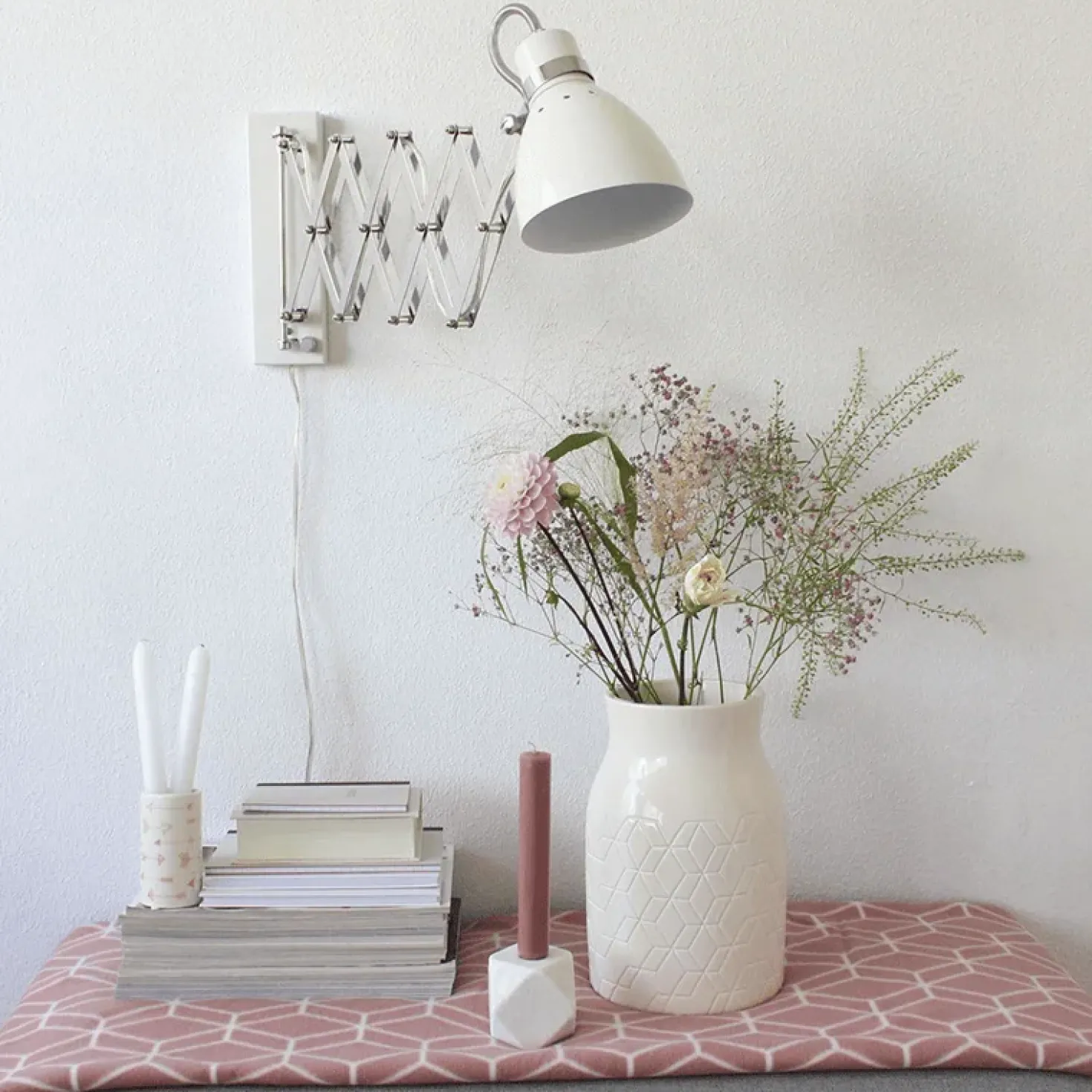 Wandlamp Spring Wit