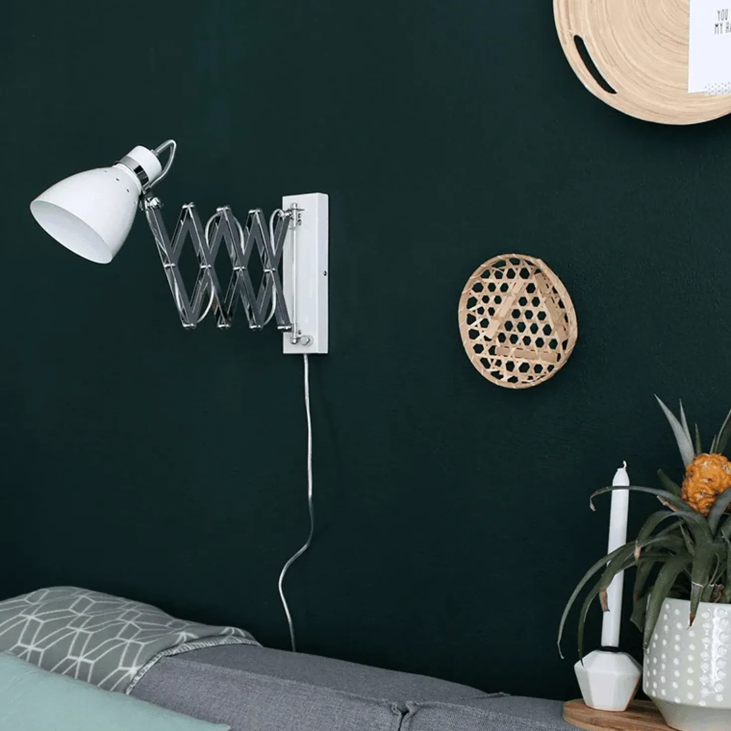 Wandlamp Spring Wit