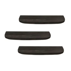 Wandplank Gavin Zwart 60 cm Set van 3