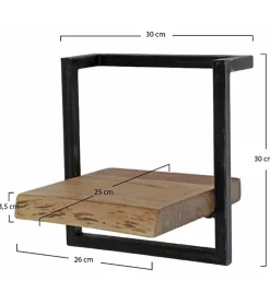 Wandplank hout Stockton/b 30cm