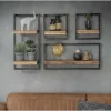 Wandplank hout Stockton/f 30x65cm