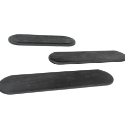 Wandplank hout Tre Zwart 69cm