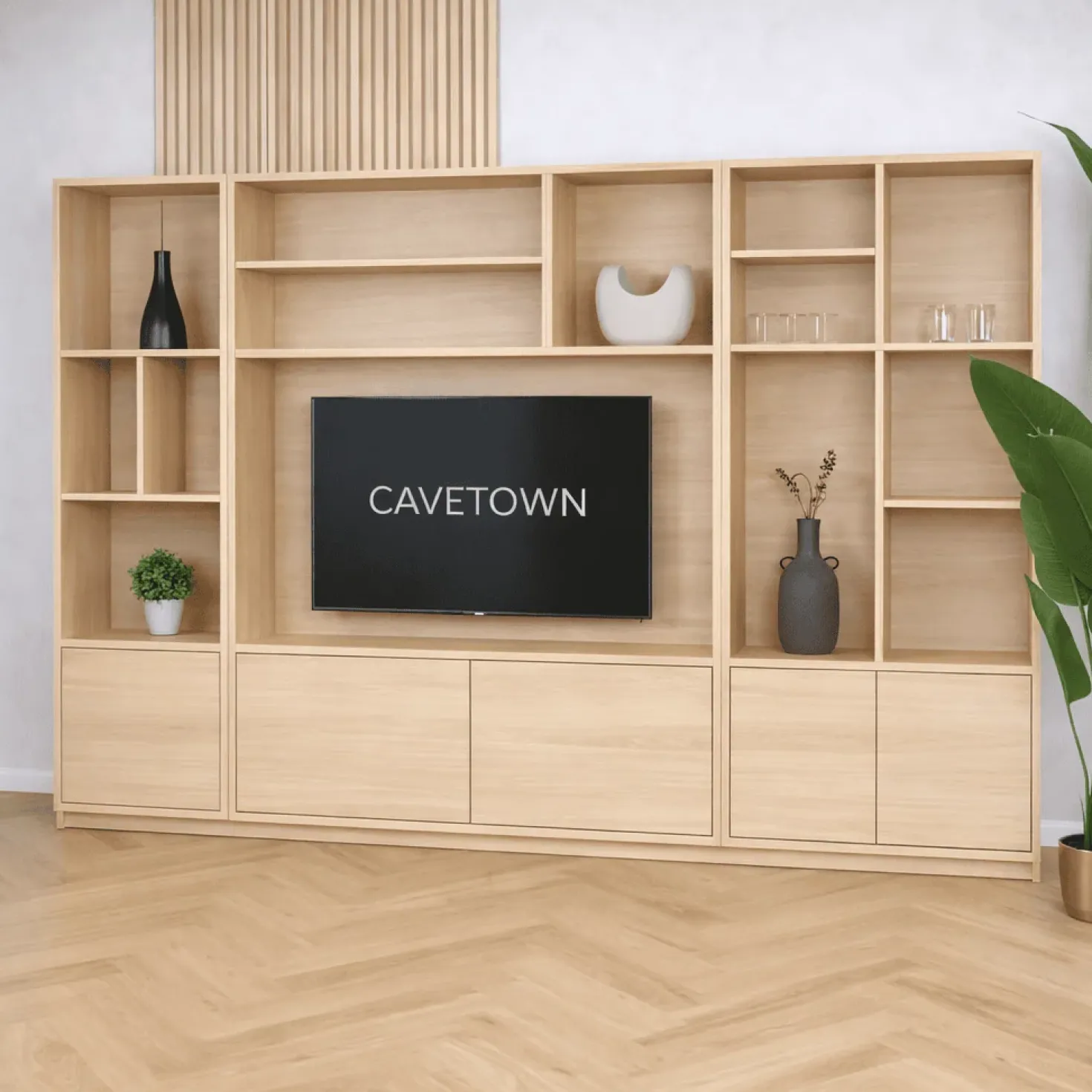 Watford Large Cinewall compleet Blond oak