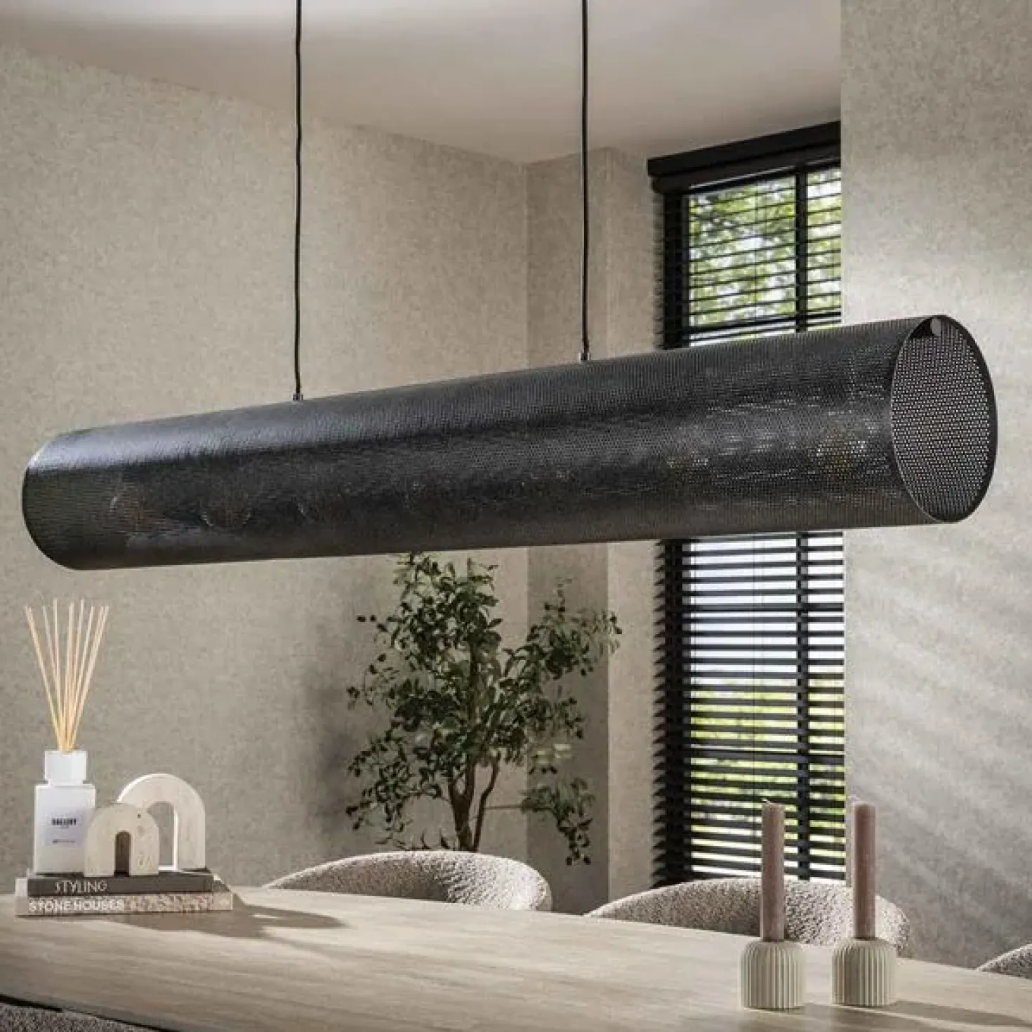 Wayne 7-lichts Hanglamp XL Metaal