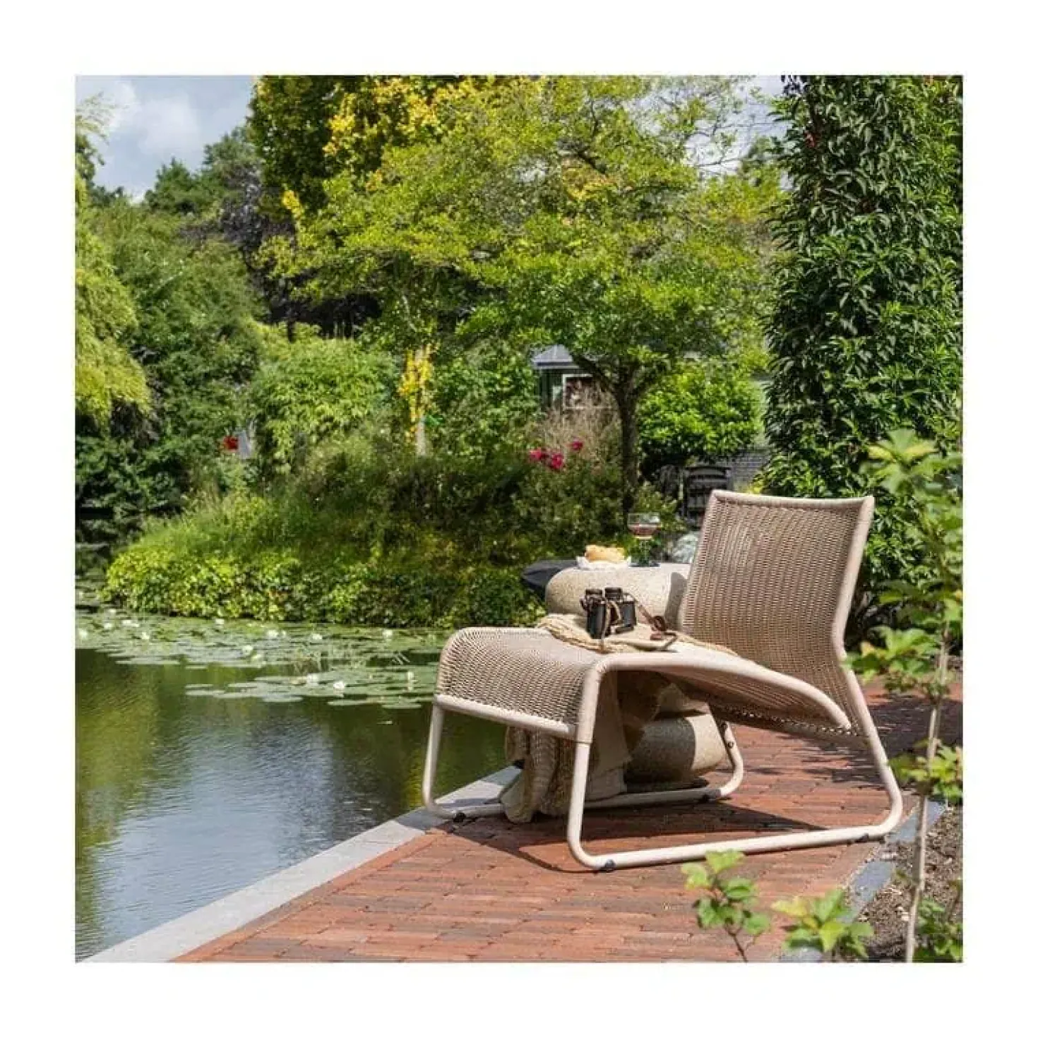 West Tuin Loungestoel Zand