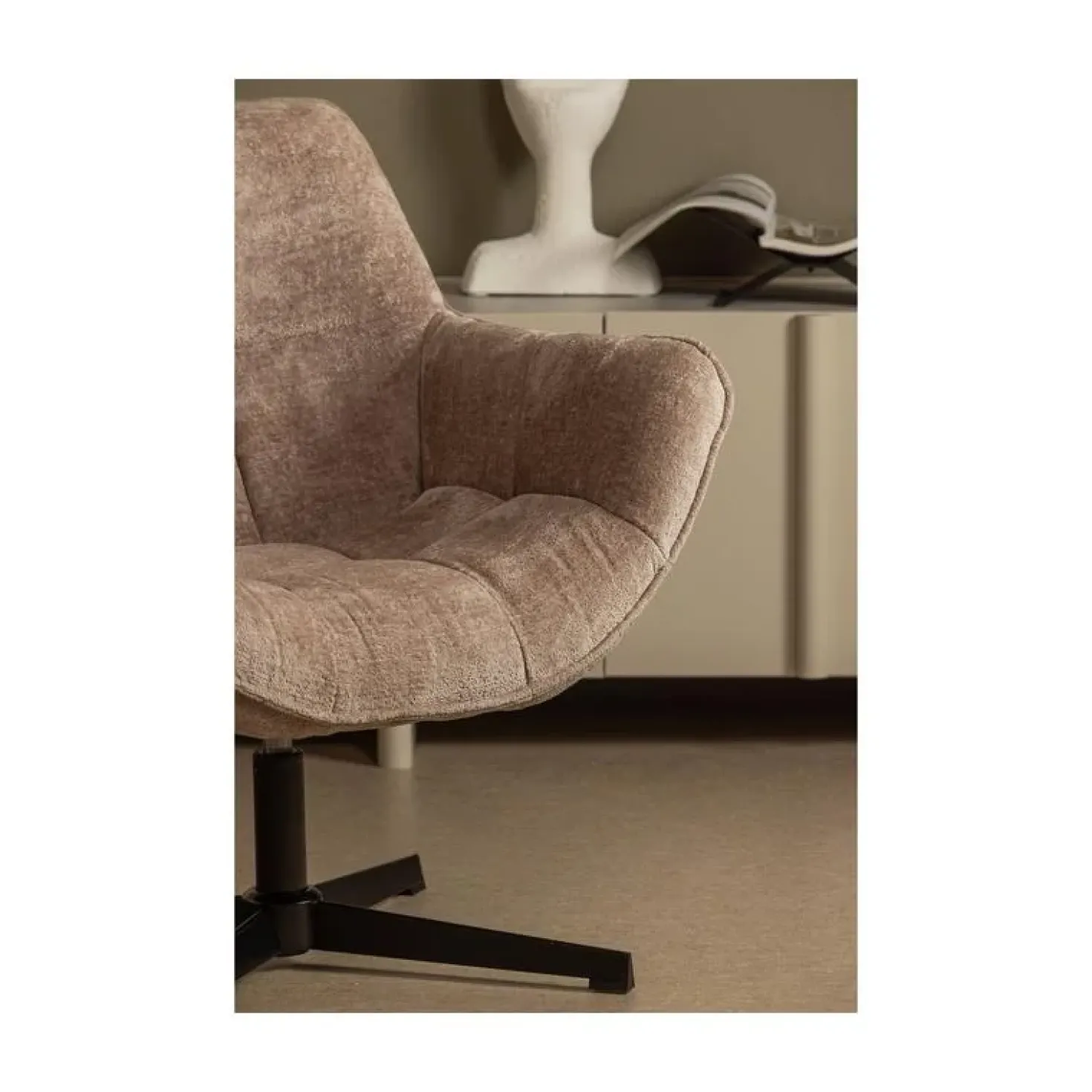 Wibo Draaifauteuil Taupe