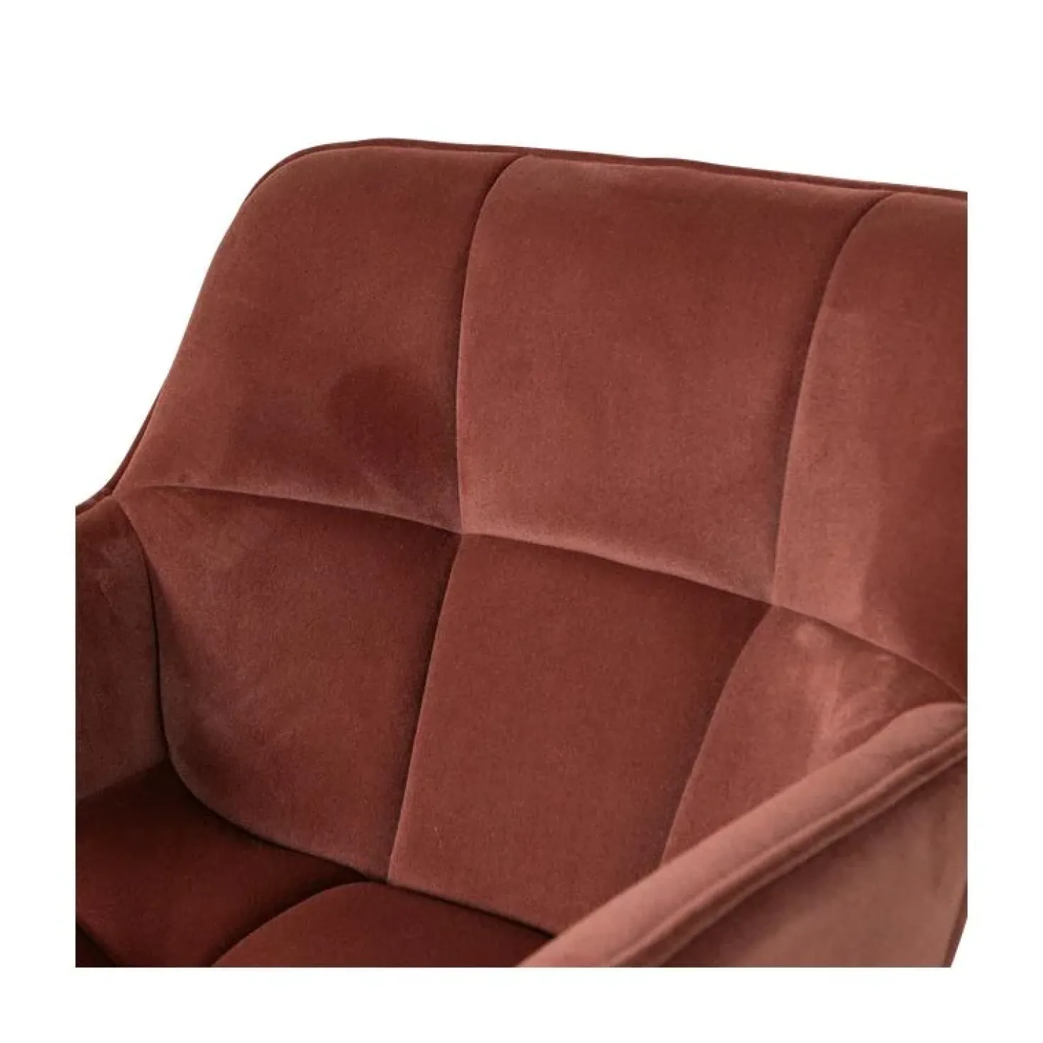Wibo Draaifauteuil velvet Bruinrood