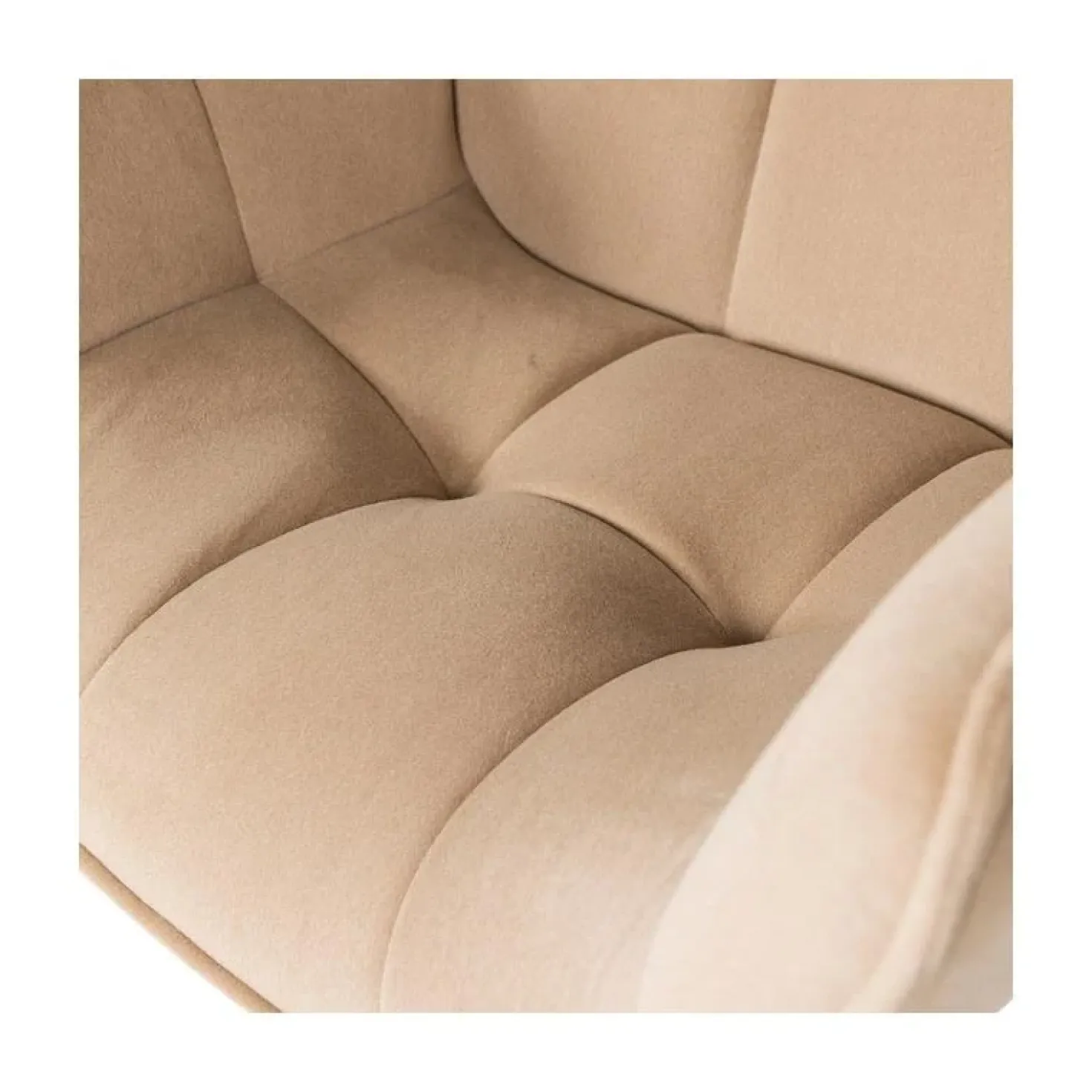 Wibo Draaifauteuil velvet Zand